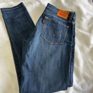 Levi's Indigo Jeans with Signature Orange Patch